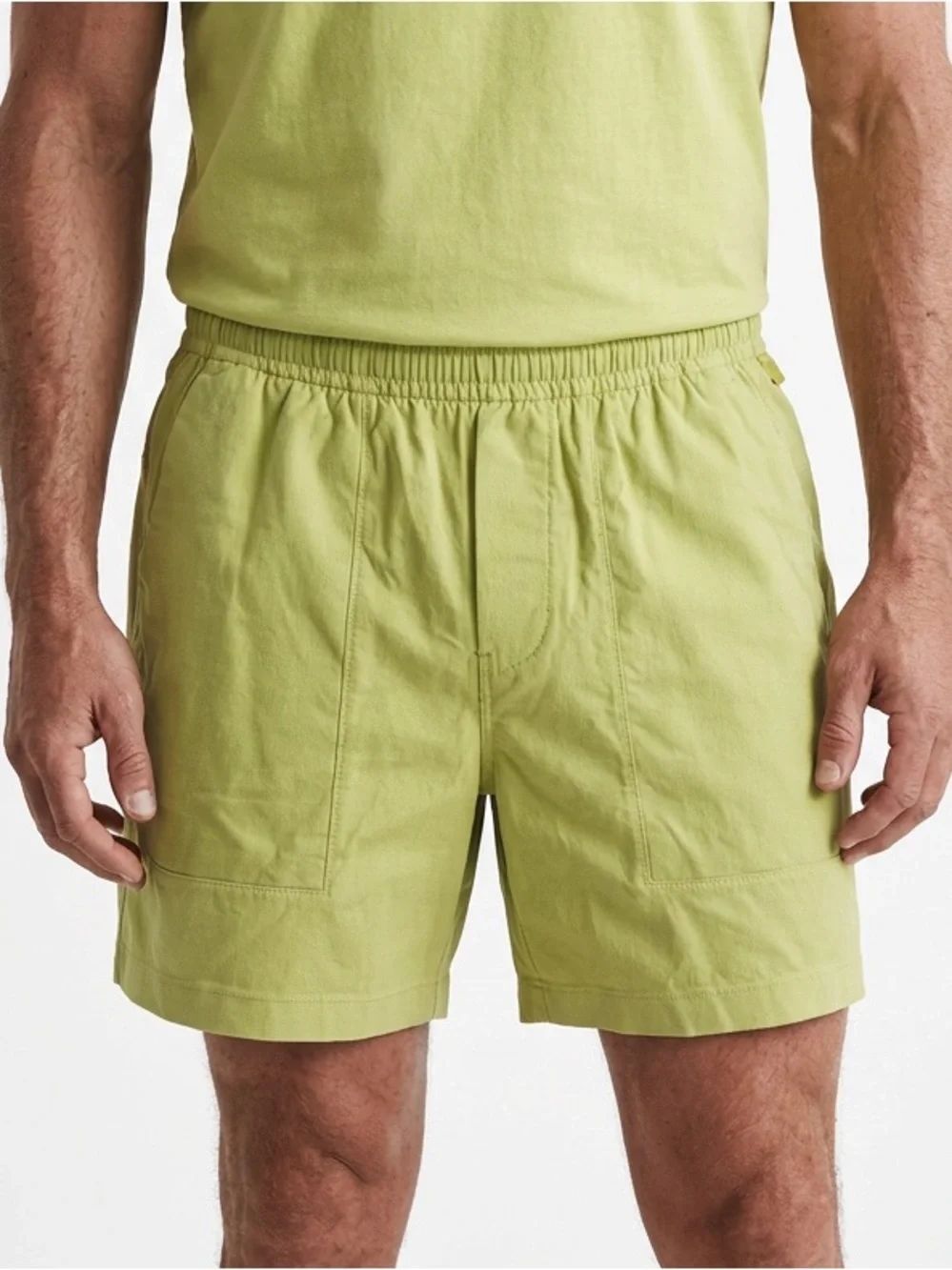LULULEMON | Lime Green Bowline Ripstop Athletic Shorts Men’s Size Small